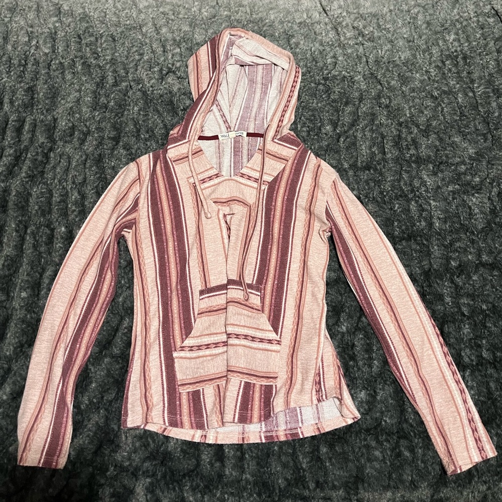 Wallflower Multicolor Striped Hooded Jacket